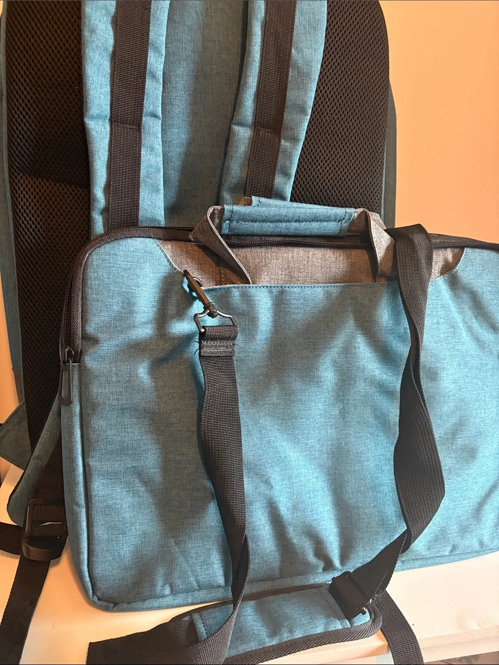 Teal & Gray Men's Backpack - Everyday Carry